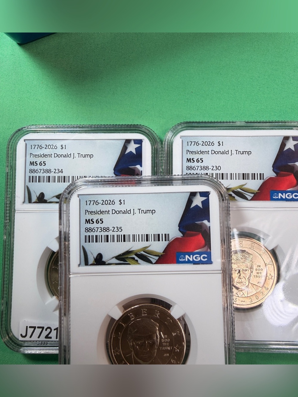 1776–2026 President Donald J. Trump Semiquincentennial $1 Coin – NGC MS 65
